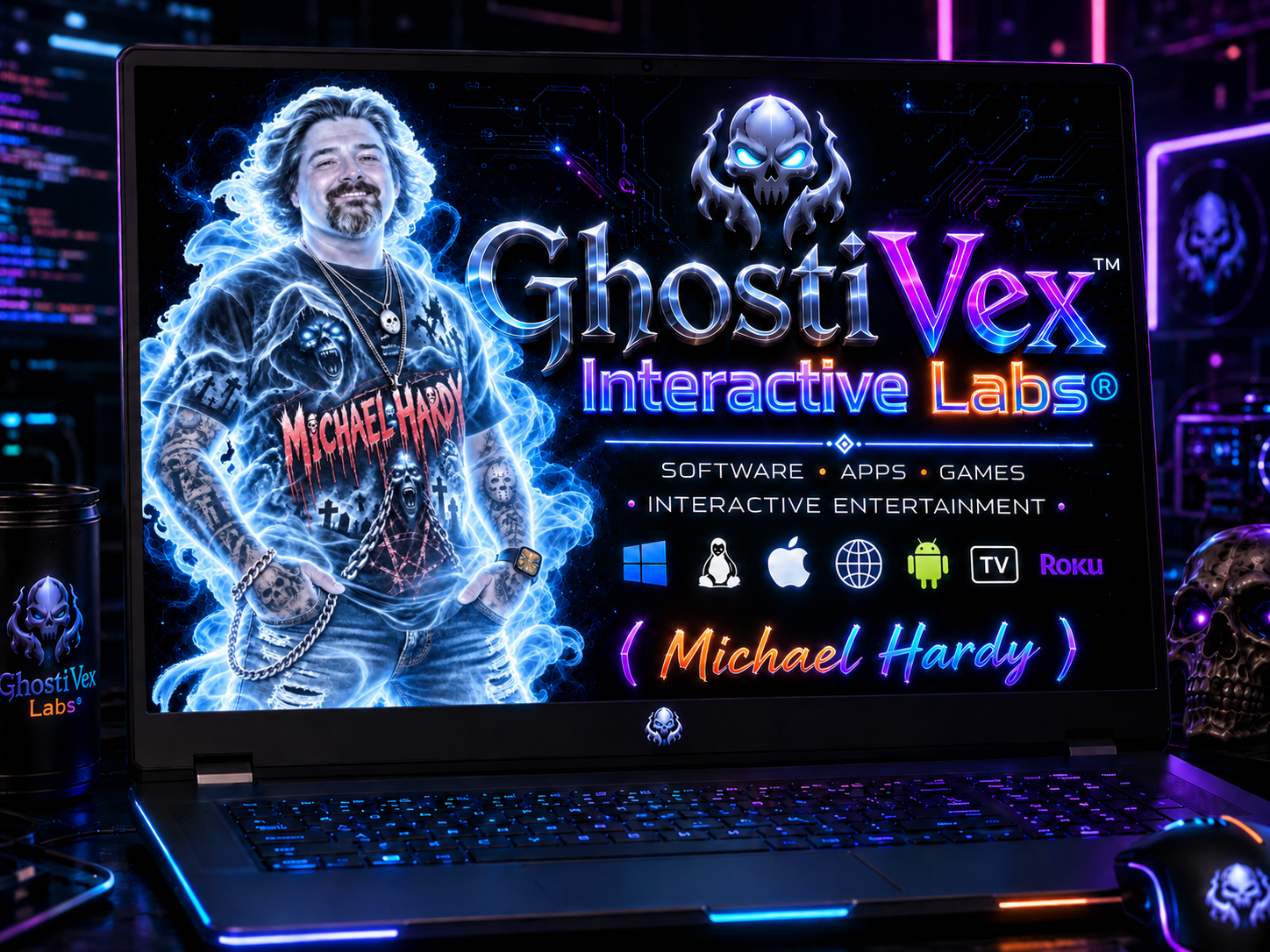 GhostiVex Labs cross-platform software studio showcase